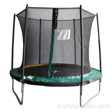 Trampoline all&#39;aperto 8 piedi per bambini verde